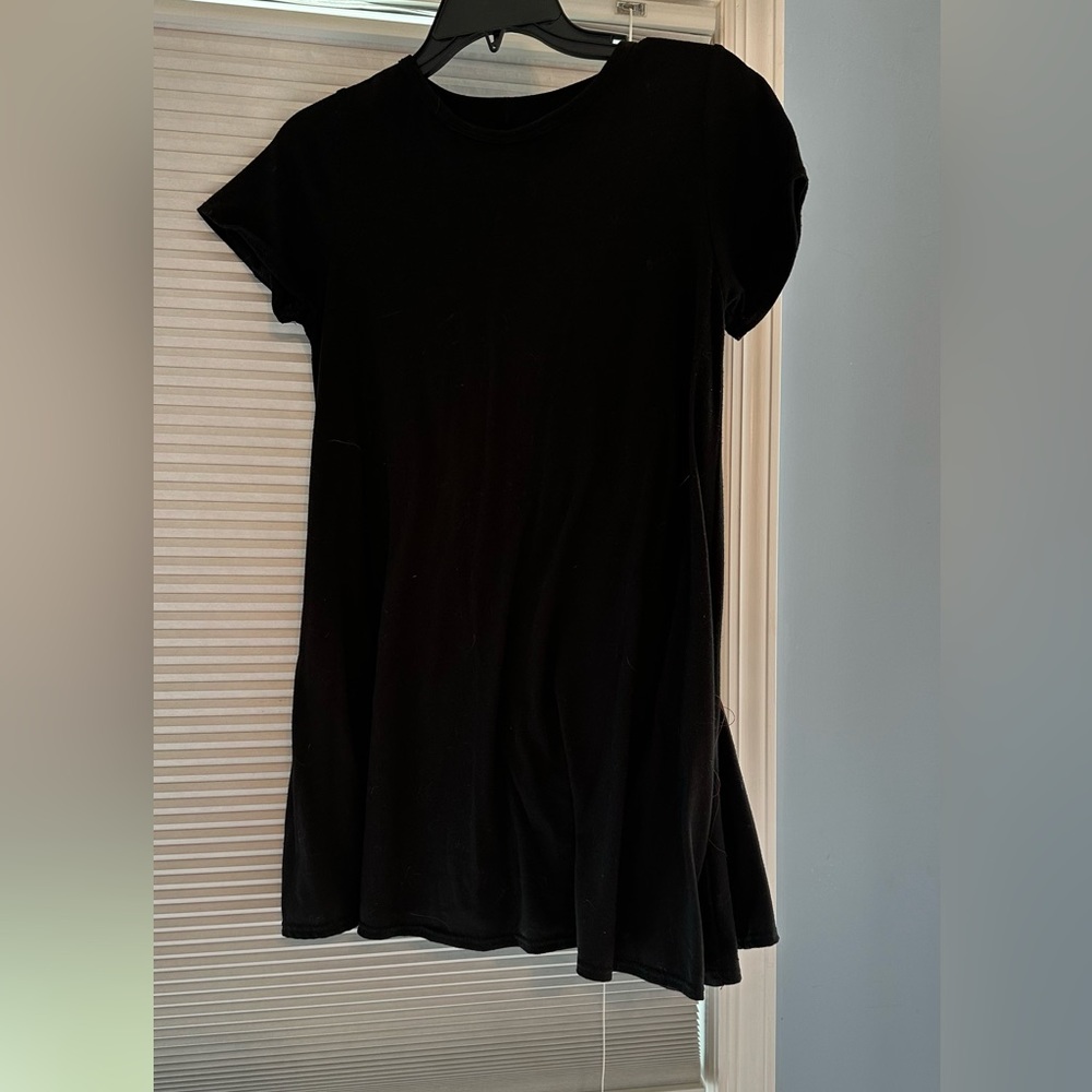 Short black jersey dress size L- Amazon